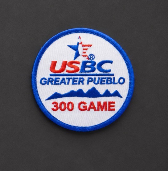 USBC Greater Pueblo patch featuring “300 Game” text,
