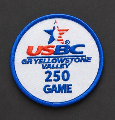 USBC patch featuring "GR YELLOWSTONE VALLEY 250 GAME,"