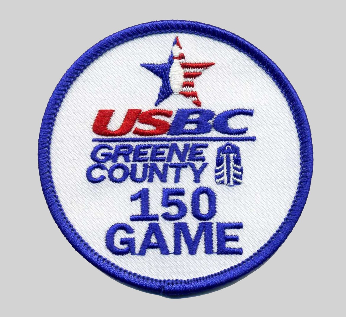 USBC Greene County patch featuring a star and "150 GAME,"